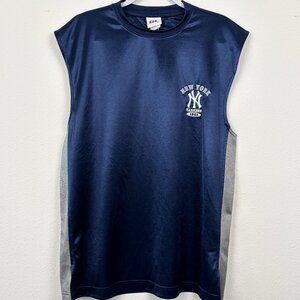 Vintage style NY Yankees Sleeveless Jersey Style Shirt Size L